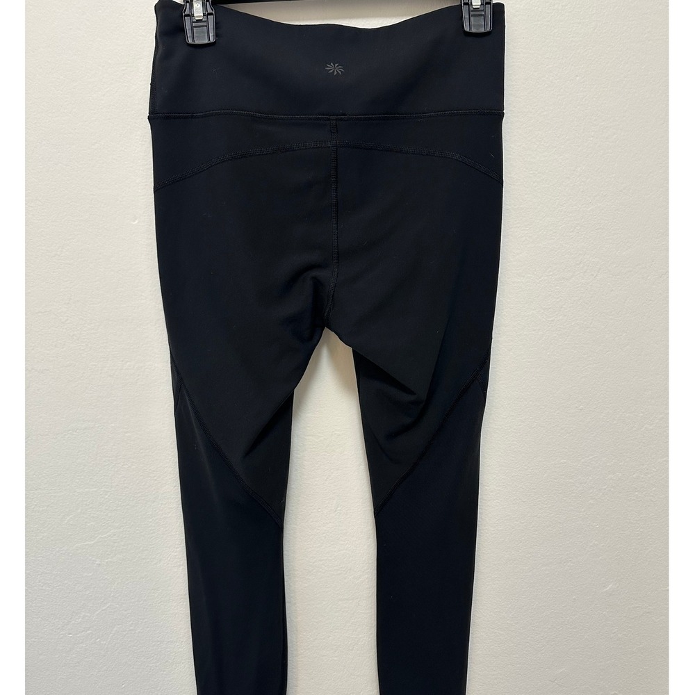 Athleta Black High Rise Workout Leggings Pockets Athletic Activewear, Size Small - Picture 2 of 7